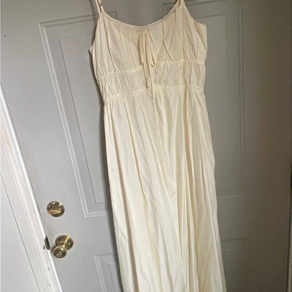 Princess Polly Cream Maxi Dress